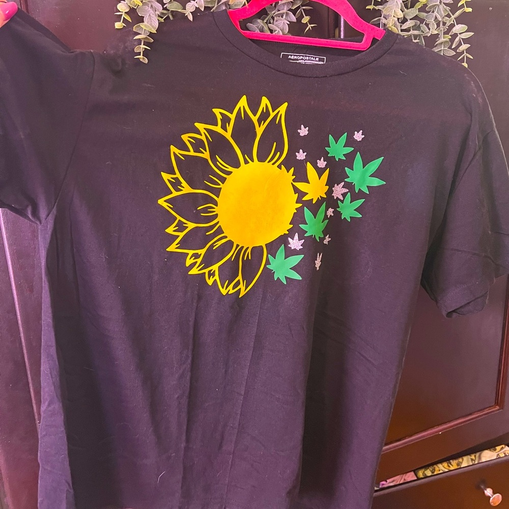 Sunflower flower shirt custom designed